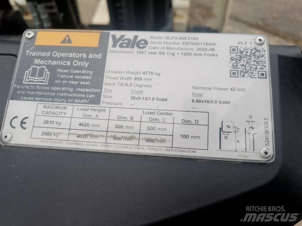 Yale GLP30 N LPG heftrucks