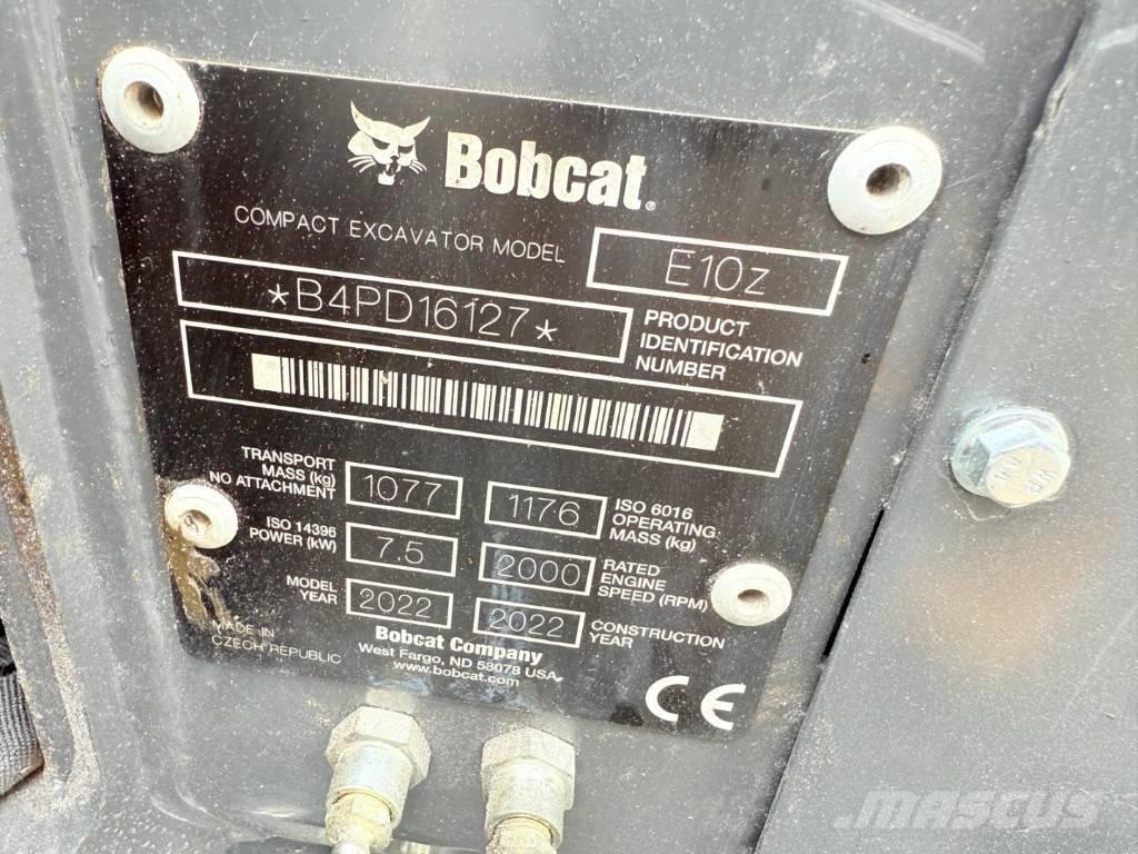 Bobcat E 10z Minigraafmachines < 7t