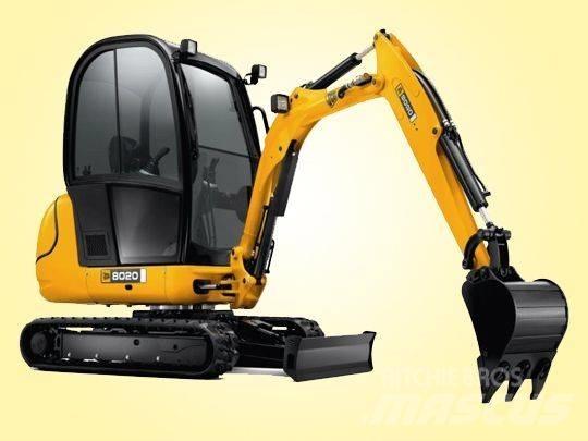 JCB 8020 Minigraafmachines < 7t