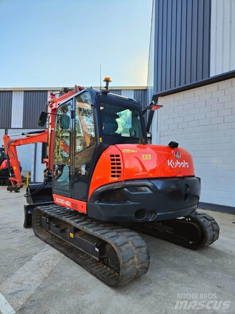 Kubota KX080-4a2 Midigraafmachines 7t - 12t