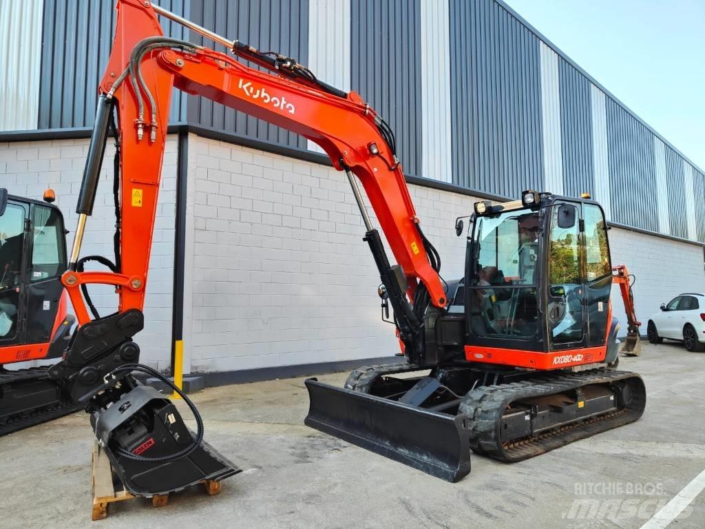 Kubota KX080-4a2 Midigraafmachines 7t - 12t