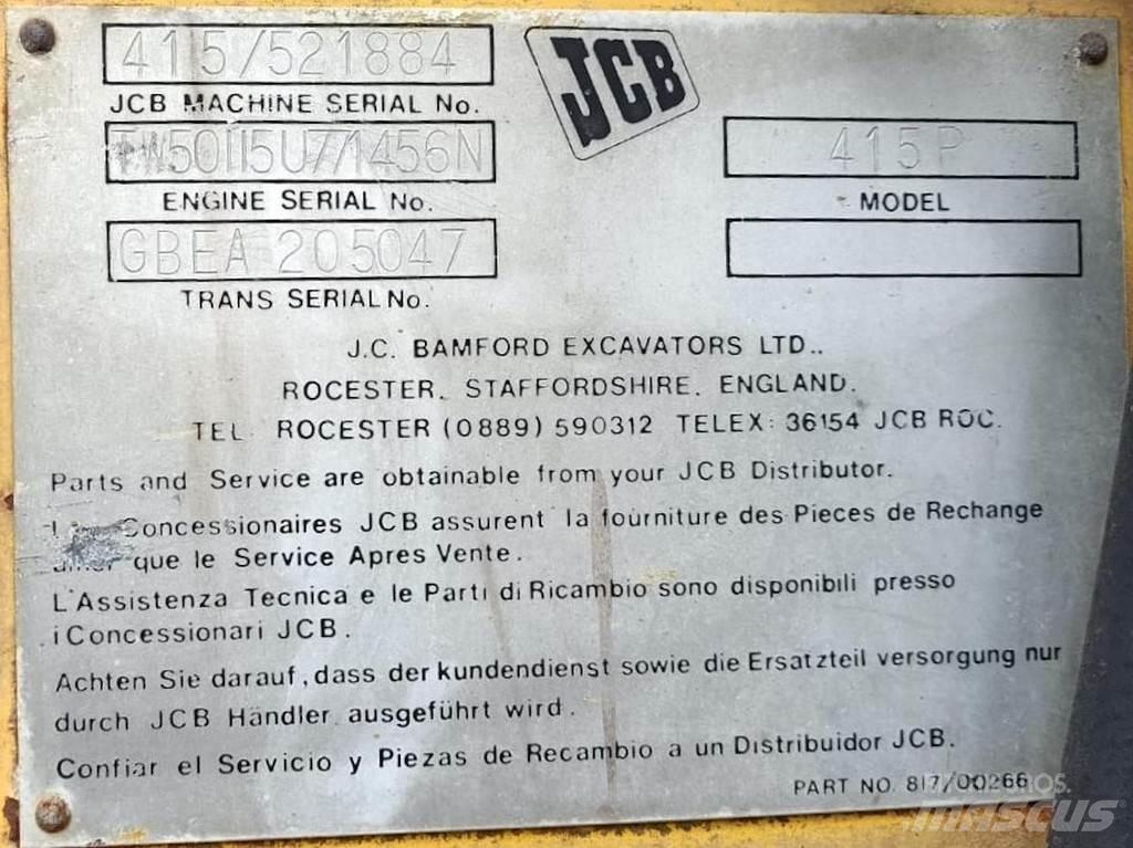 JCB 415P Wielladers