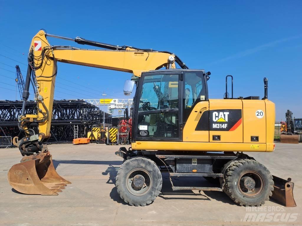 CAT M314F Wielgraafmachines