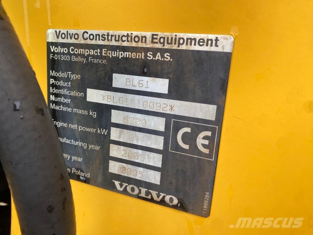 Volvo BL 61 Graaf-laadcombinaties