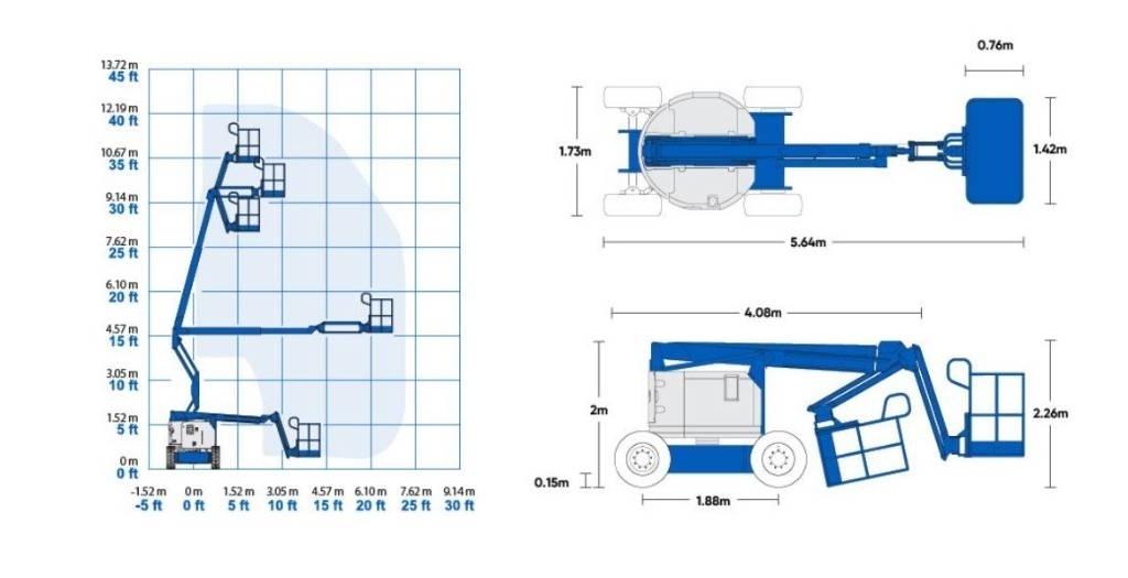 Genie Z 34/22 RT J Knikarmhoogwerkers