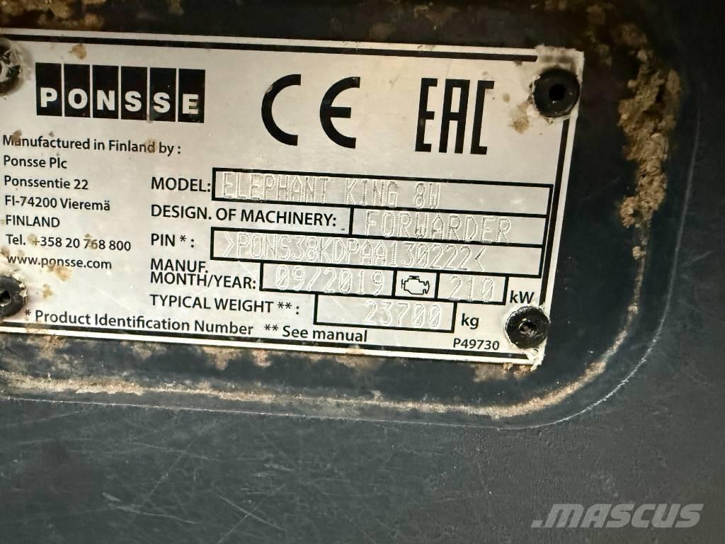 Ponsse Elephant King Forwarders