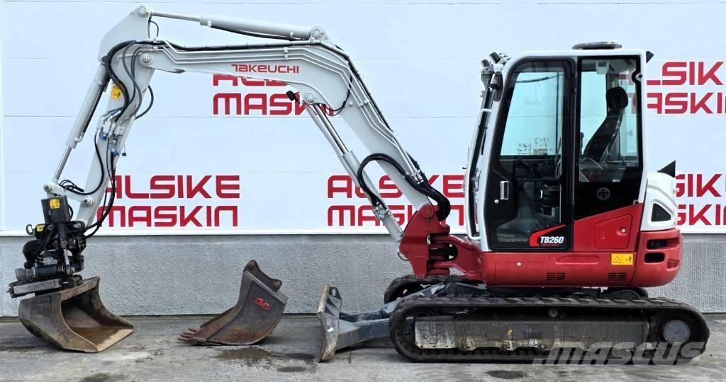 Takeuchi TB 260 Minigraafmachines < 7t