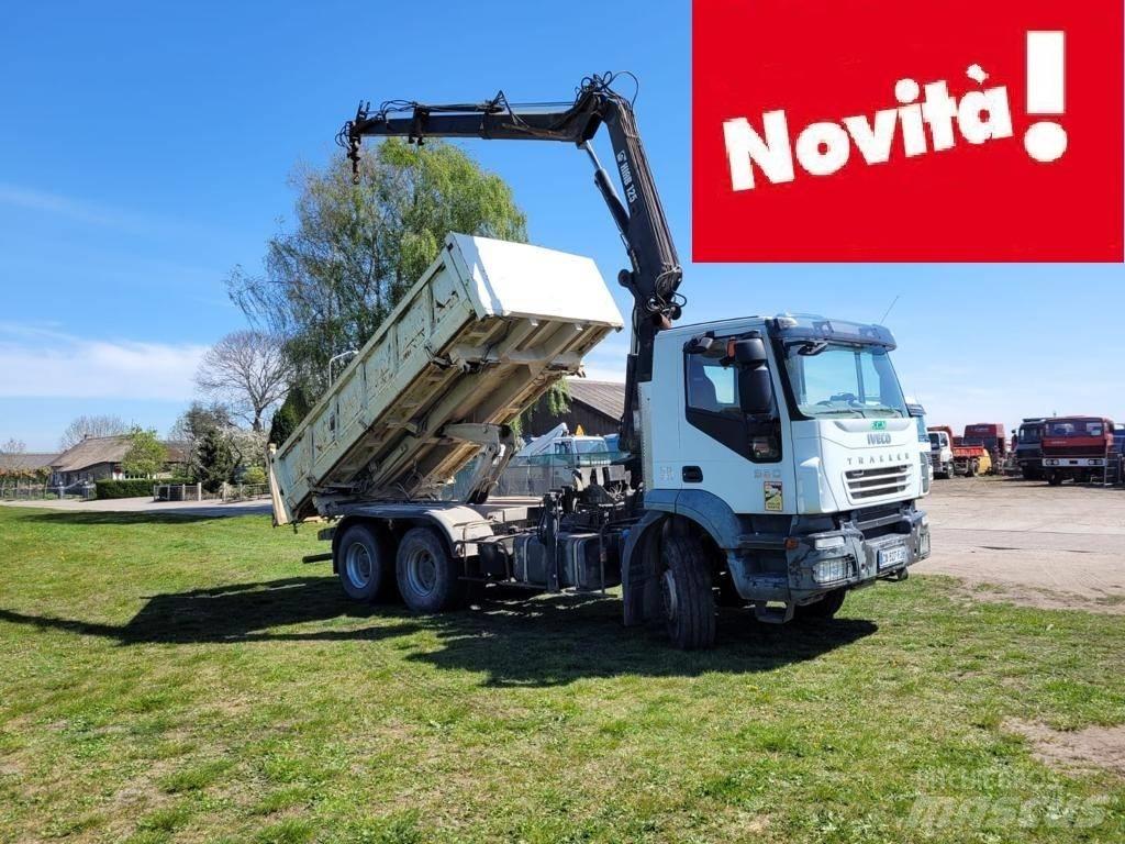 Iveco Trakker 360 Vlakke laadvloer met kraan