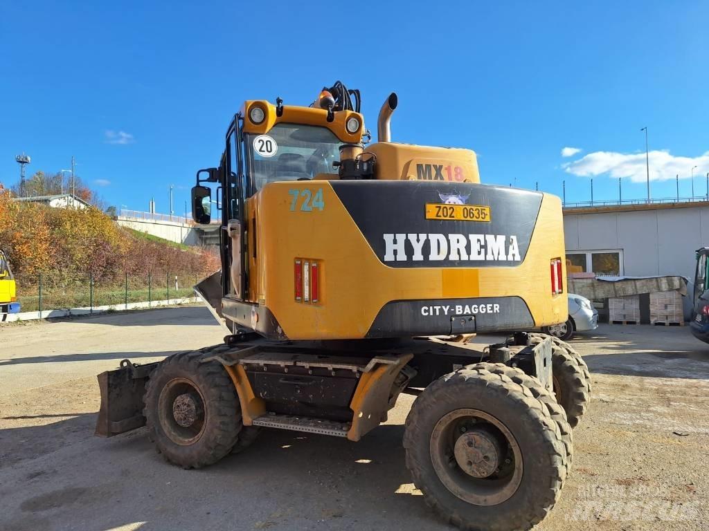 Hydrema MX 18 Wielgraafmachines