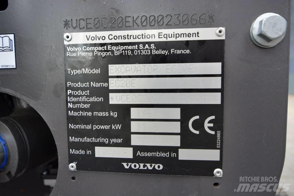 Volvo EC 20 E Minigraafmachines < 7t
