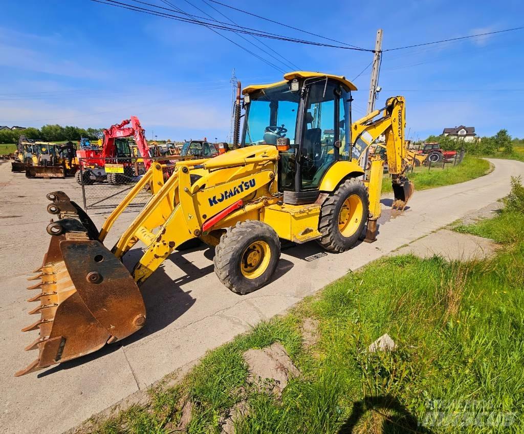 Komatsu WB 93 R Graaf-laadcombinaties