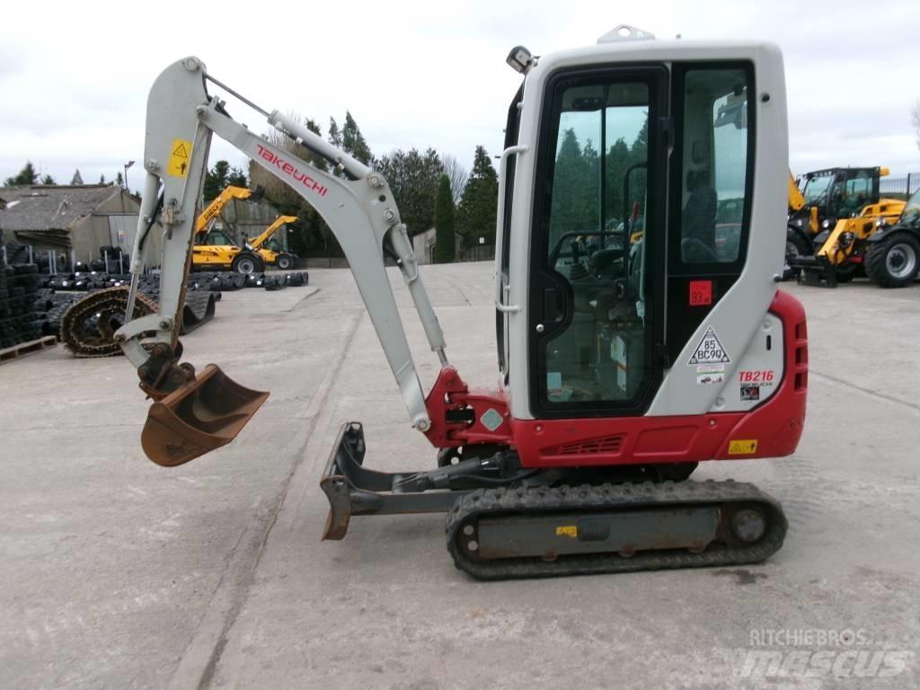 Takeuchi TB 216 Minigraafmachines < 7t