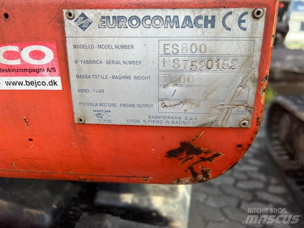Eurocomach es800 Midigraafmachines 7t - 12t