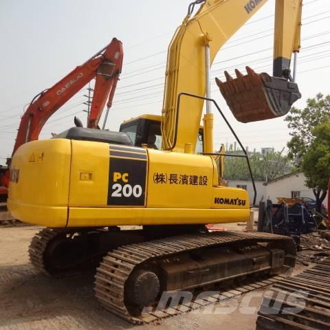 Komatsu PC 200-7 Rupsgraafmachines