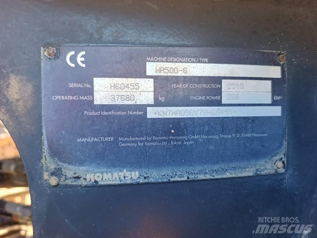 Komatsu WA500-6 Wielladers