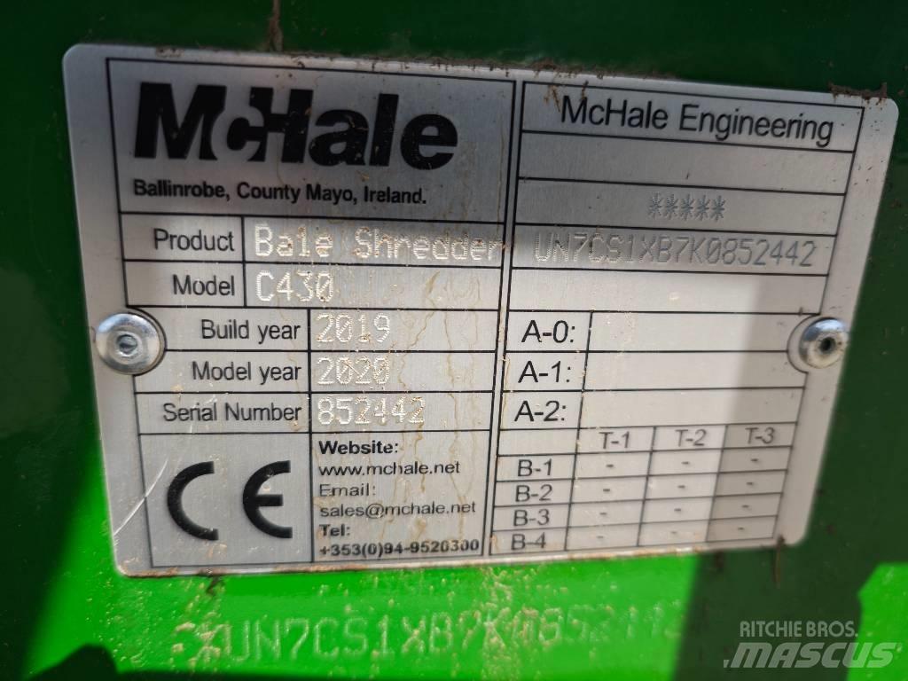 McHale C 430 Balenhakselaars, -snijders en -afwikkelaars