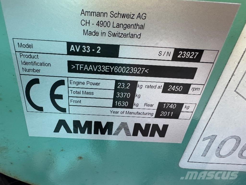 Ammann AV 33-2 Duowalsen