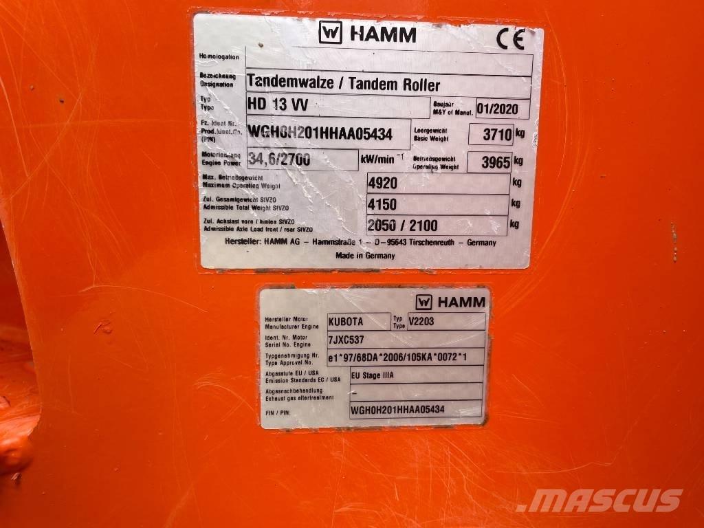 Hamm HD 13 VV Duowalsen