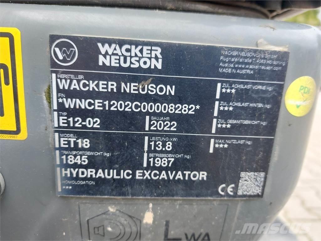 Wacker Neuson ET18 Rupsgraafmachines