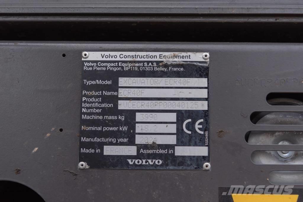 Volvo ECR 40 F Rupsgraafmachines