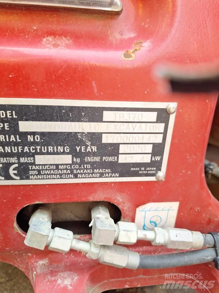 Takeuchi TB 370 Midigraafmachines 7t - 12t