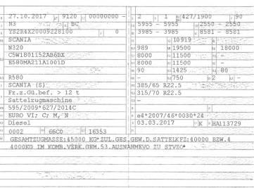 Scania R 580 Trekkers