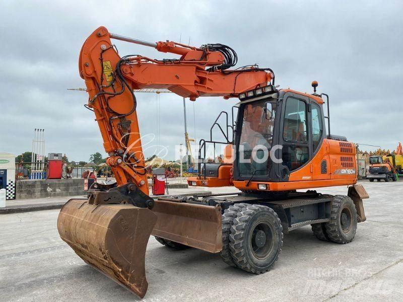 Doosan DX160W Wielgraafmachines