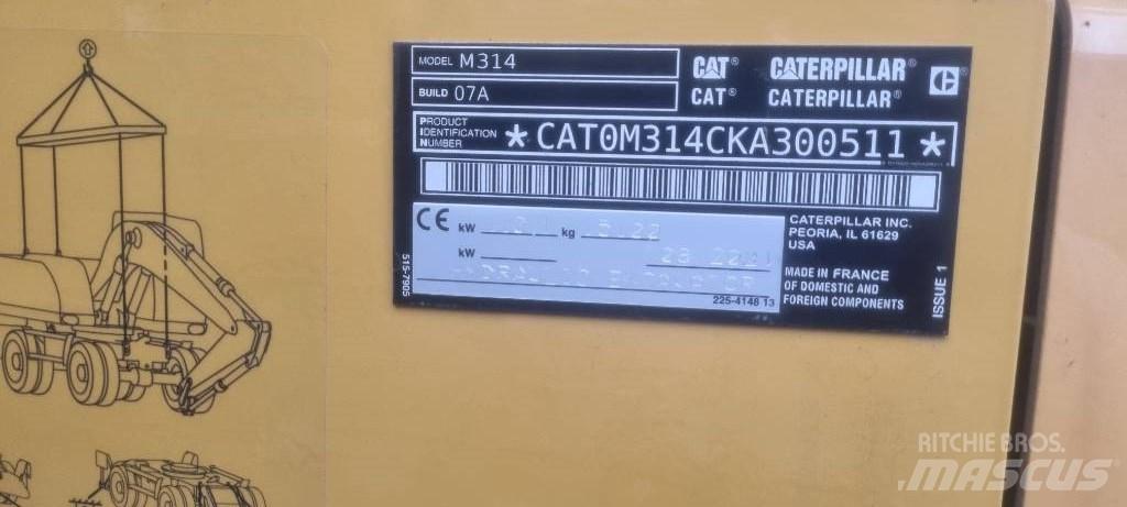 CAT M314 F Wielgraafmachines