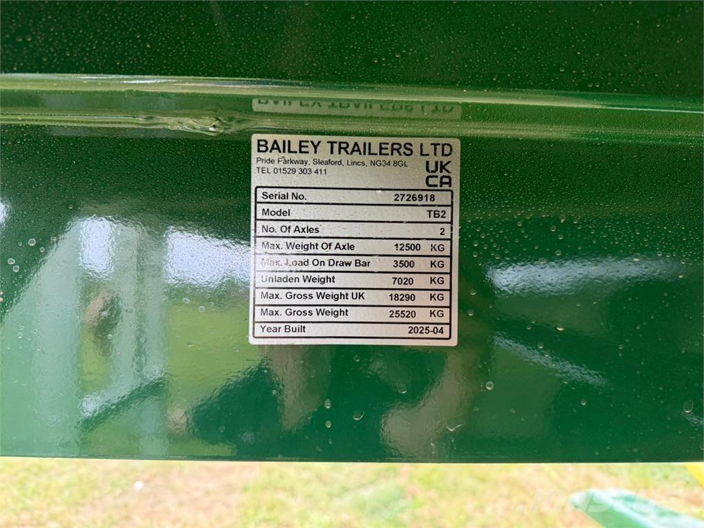 Bailey TB18 Universele aanhangers