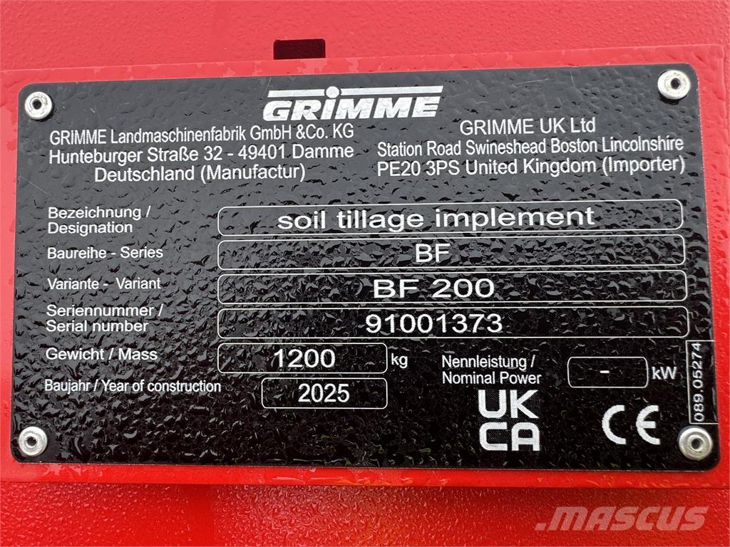Grimme BFL200 Landbouw - overige