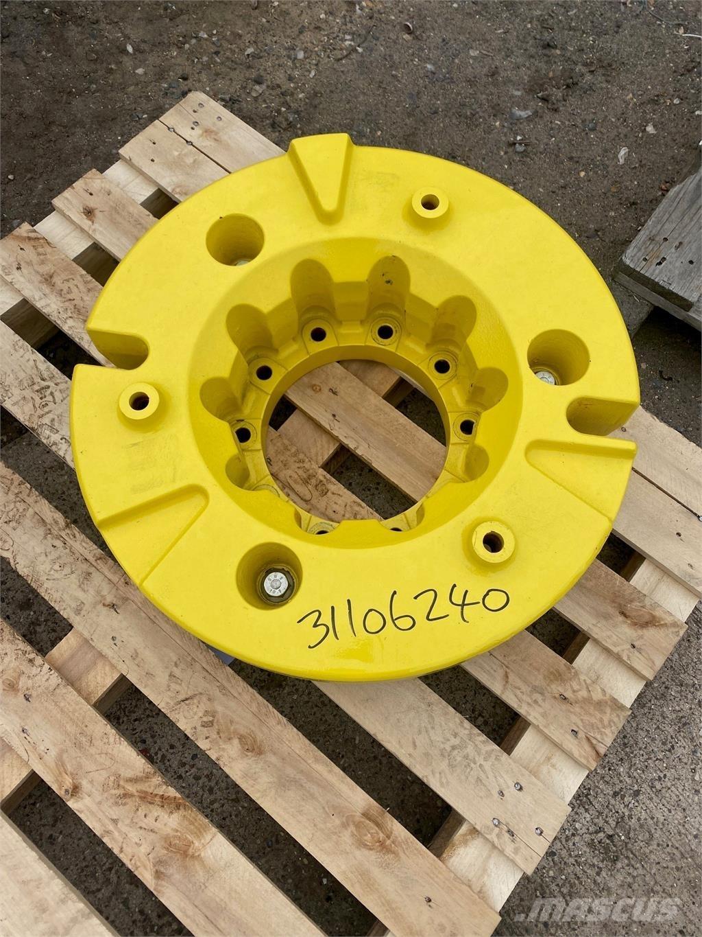 John Deere 600KG Banden, wielen en velgen