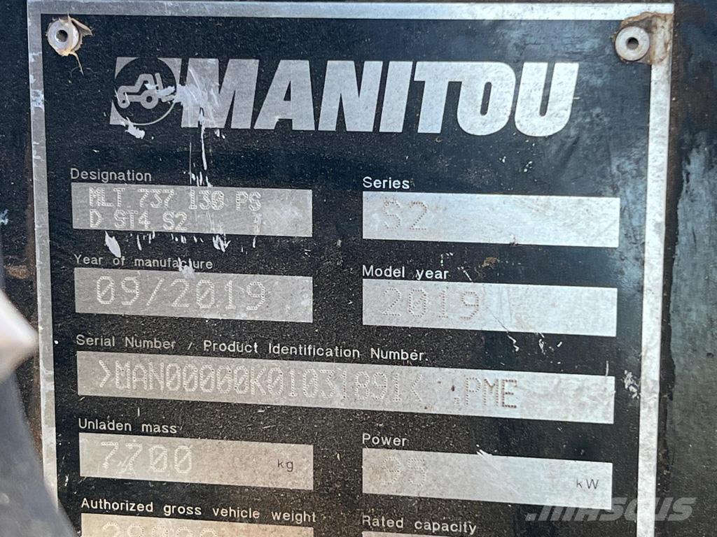 Manitou MLT737PS Verreikers voor landbouw