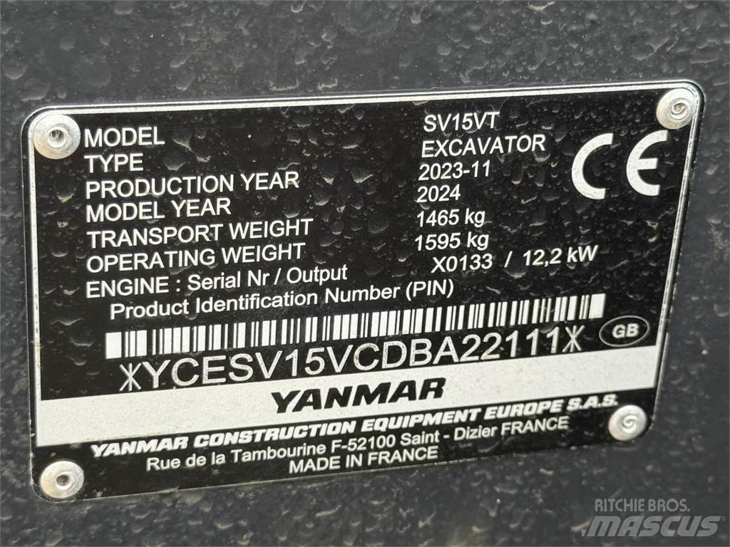Yanmar SV15VT Midigraafmachines 7t - 12t