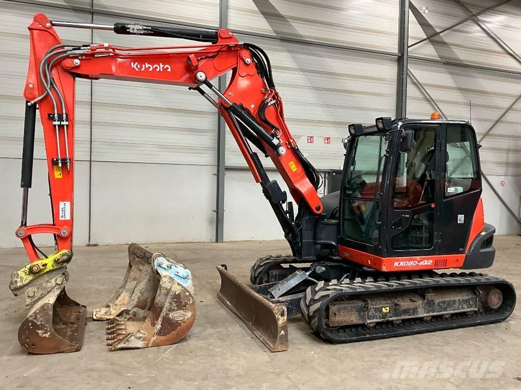 Kubota KX 080-4 A 2 Midigraafmachines 7t - 12t