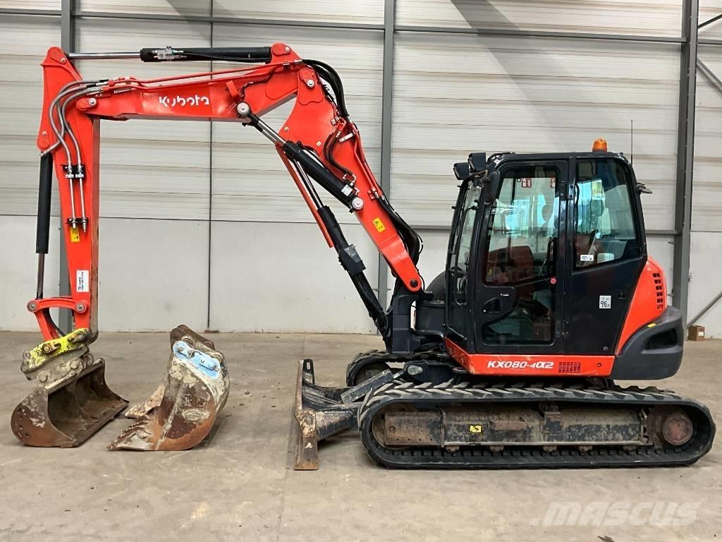 Kubota KX 080-4 A 2 Midigraafmachines 7t - 12t
