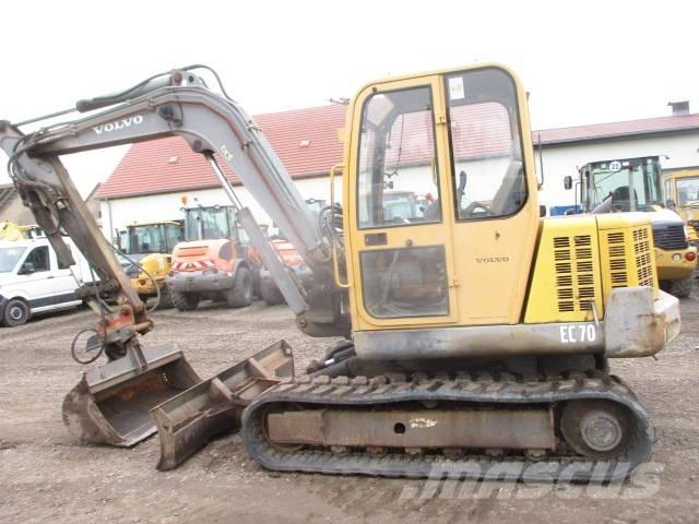 Volvo EC 70  ECR 88 Midigraafmachines 7t - 12t