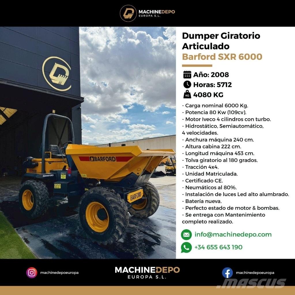 Barford SX R 6000 Mini Dumpers
