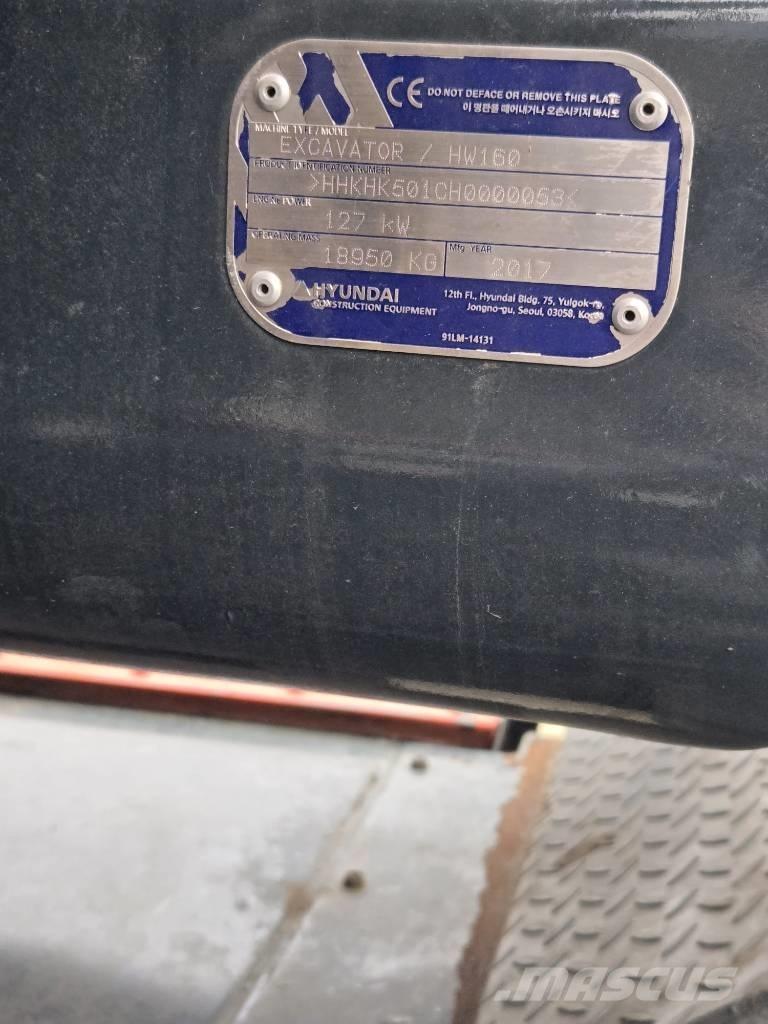 Hyundai HW 160 Wielgraafmachines