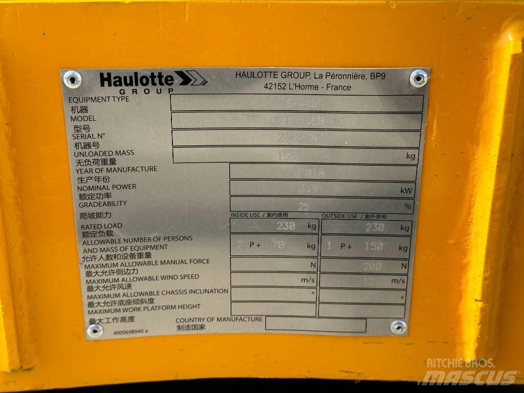 Haulotte OPTIMUM 8 Schaarhoogwerkers