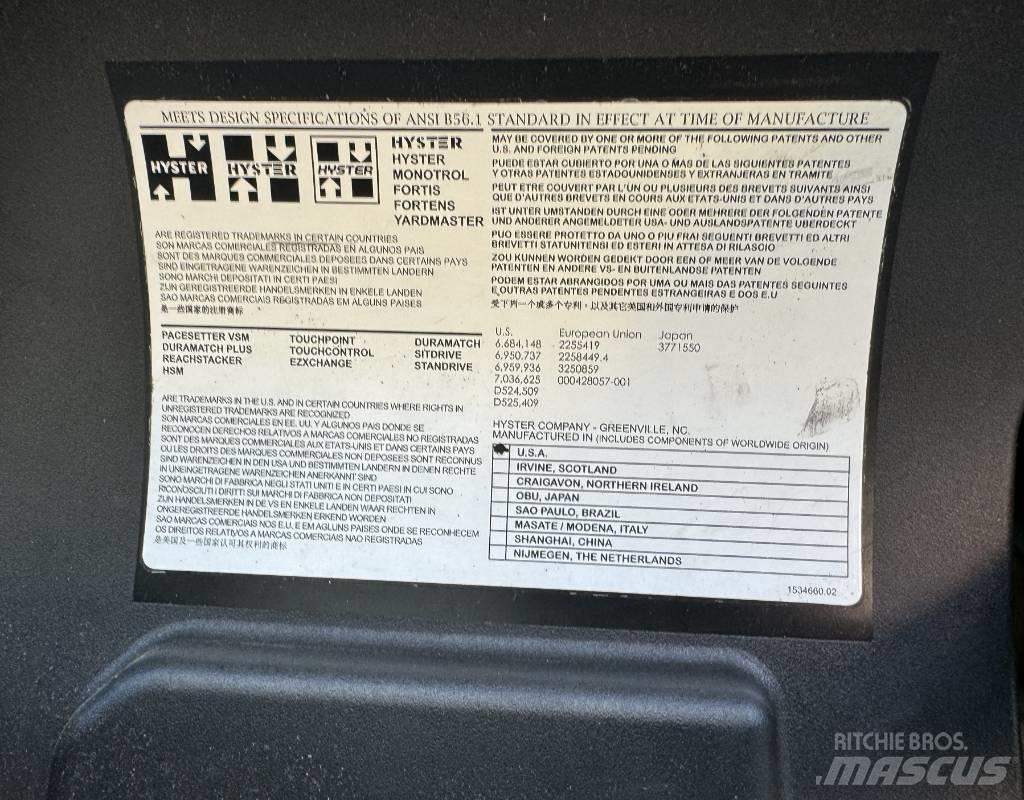 Hyster H6.0FT Diesel heftrucks