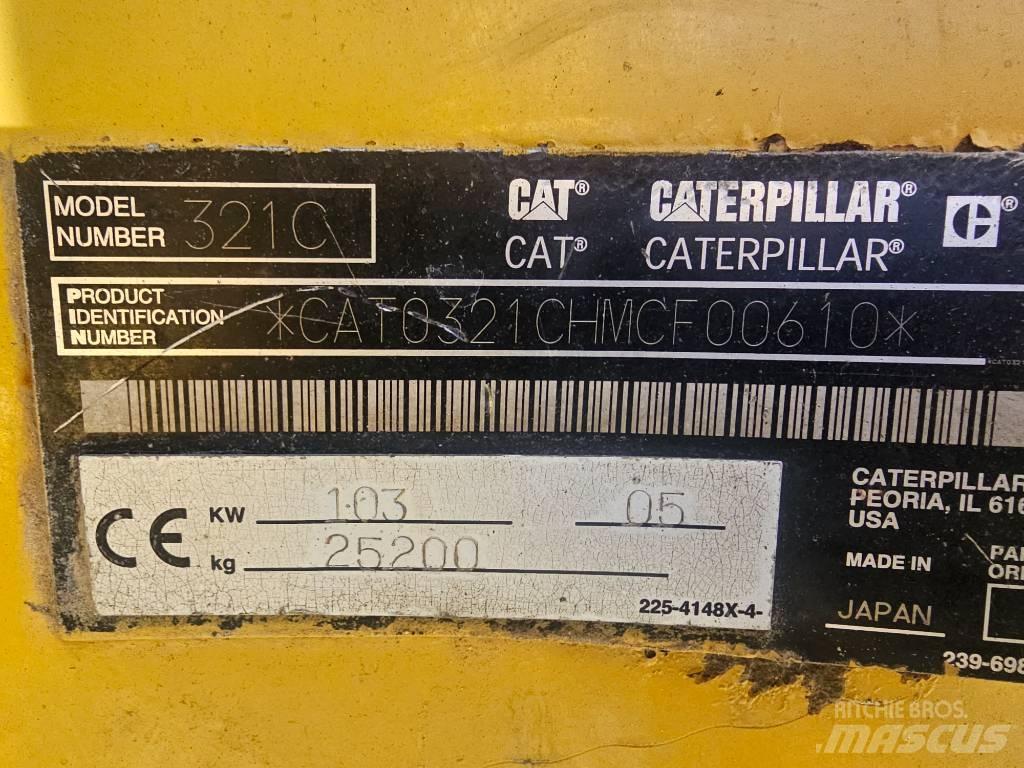 CAT 321C Rupsgraafmachines