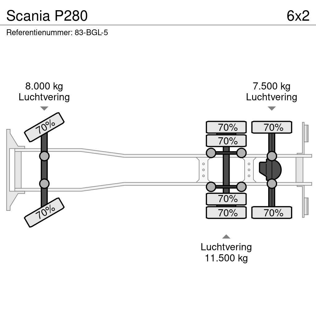 Scania P280 Chassis met cabine