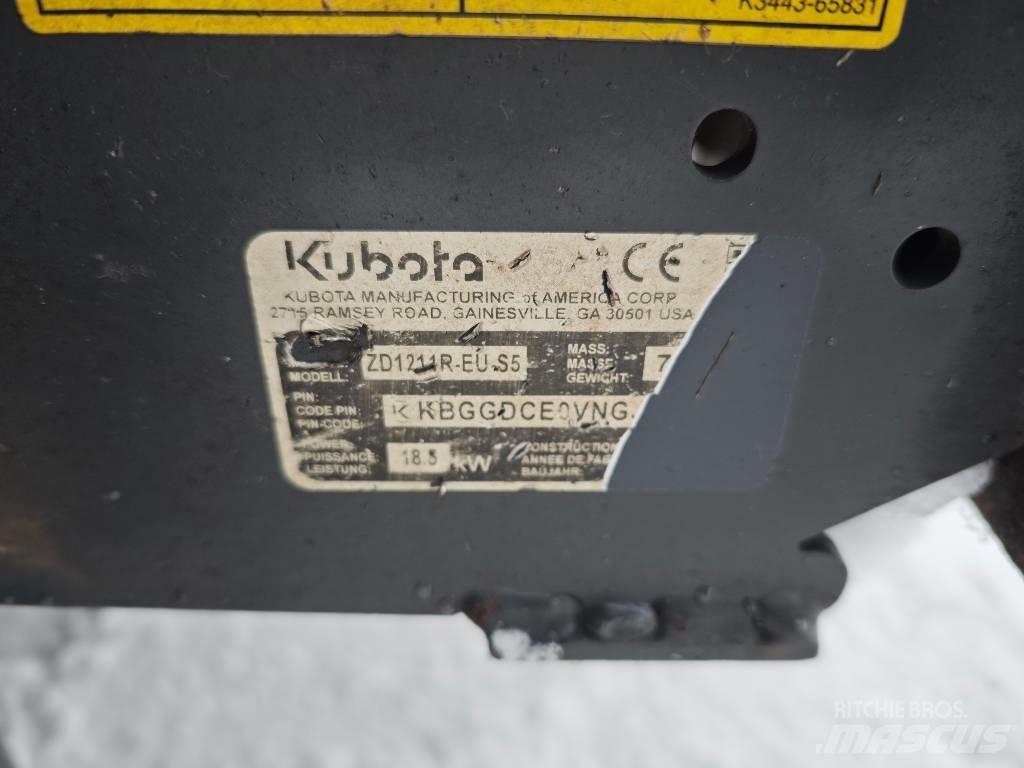 Kubota ZD 1211 Rijmaaiers