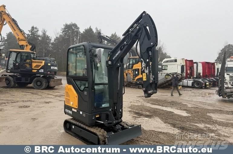 Hyundai HX19A Minigraafmachines < 7t