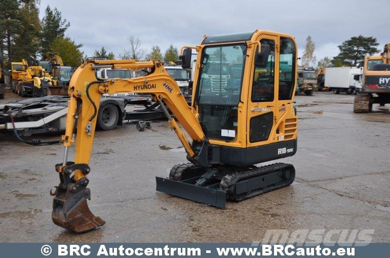 Hyundai R18-9AK Minigraafmachines < 7t