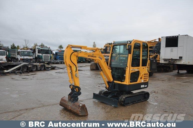 Hyundai R18-9AK Minigraafmachines < 7t
