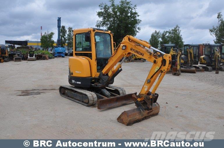Hyundai R30Z-9AK Minigraafmachines < 7t