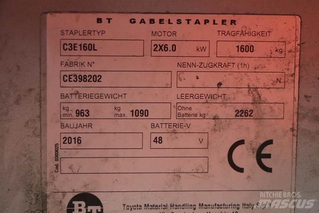 BT C3E160L Elektrische heftrucks