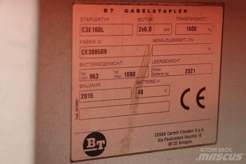 BT C3E160L Elektrische heftrucks
