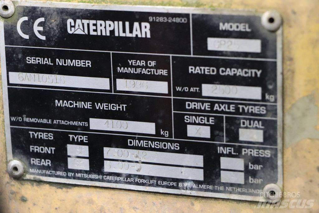 CAT GP25 LPG heftrucks